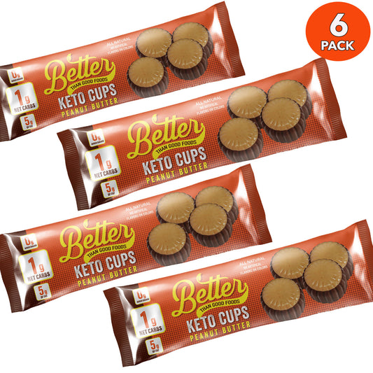 Keto Peanut Butter Cups (Buckeyes) 6-pack of 4 each