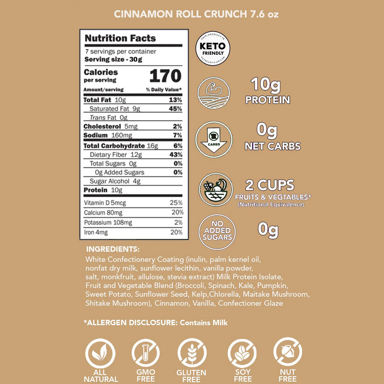 Cinnamon Roll Crunch 7oz